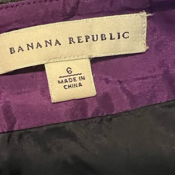 Banana Republic pencil, straight skirt, black textured women’s size 6 - Picture 4 of 5